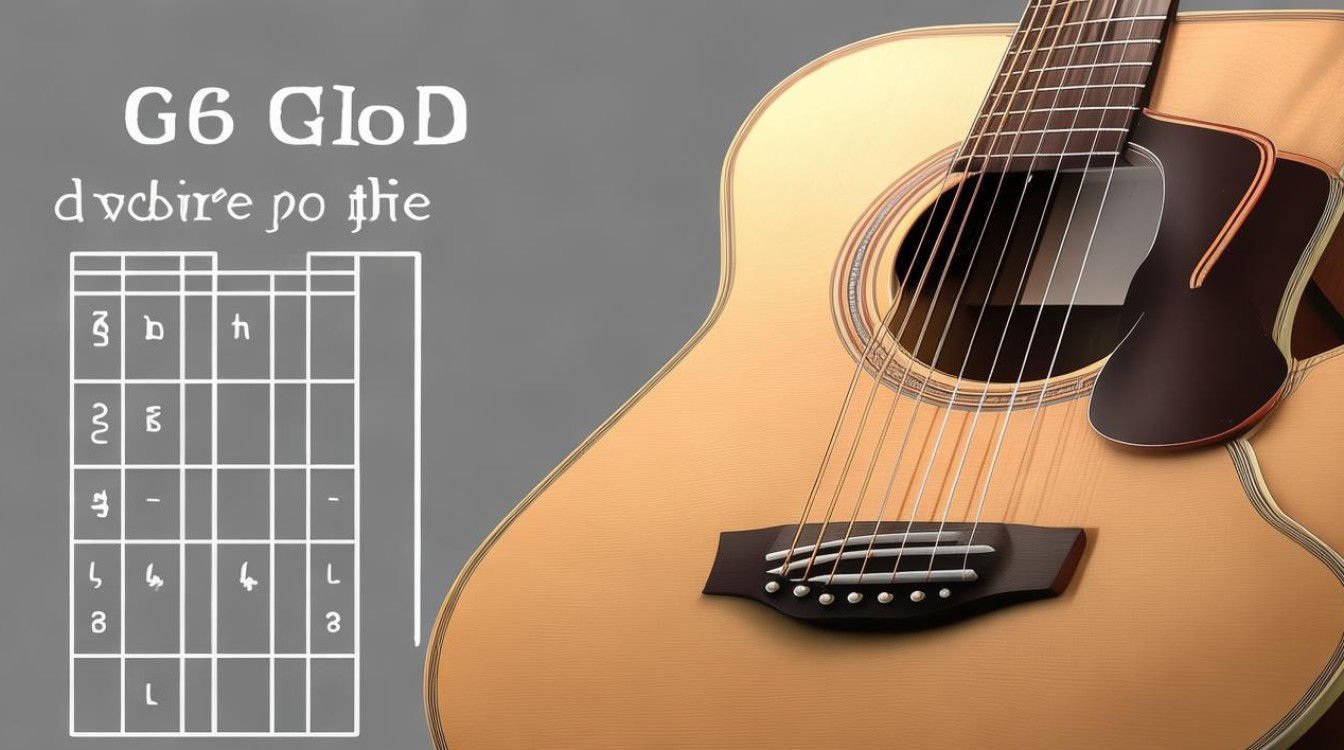 吉他g6怎么按，吉他G6怎么按弦