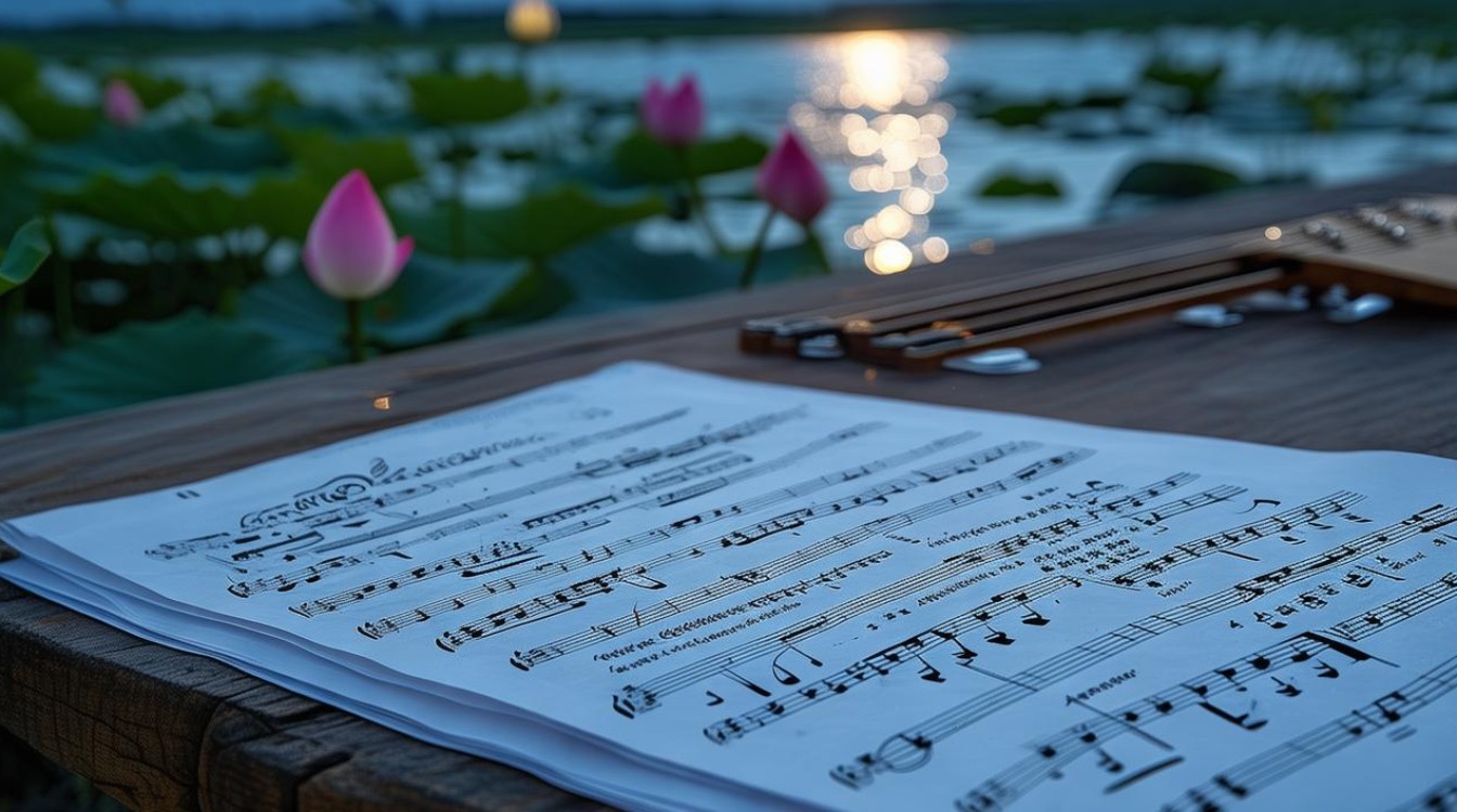 荷塘月色吉他譜c調(diào)，荷塘月色吉他譜c調(diào)簡單版