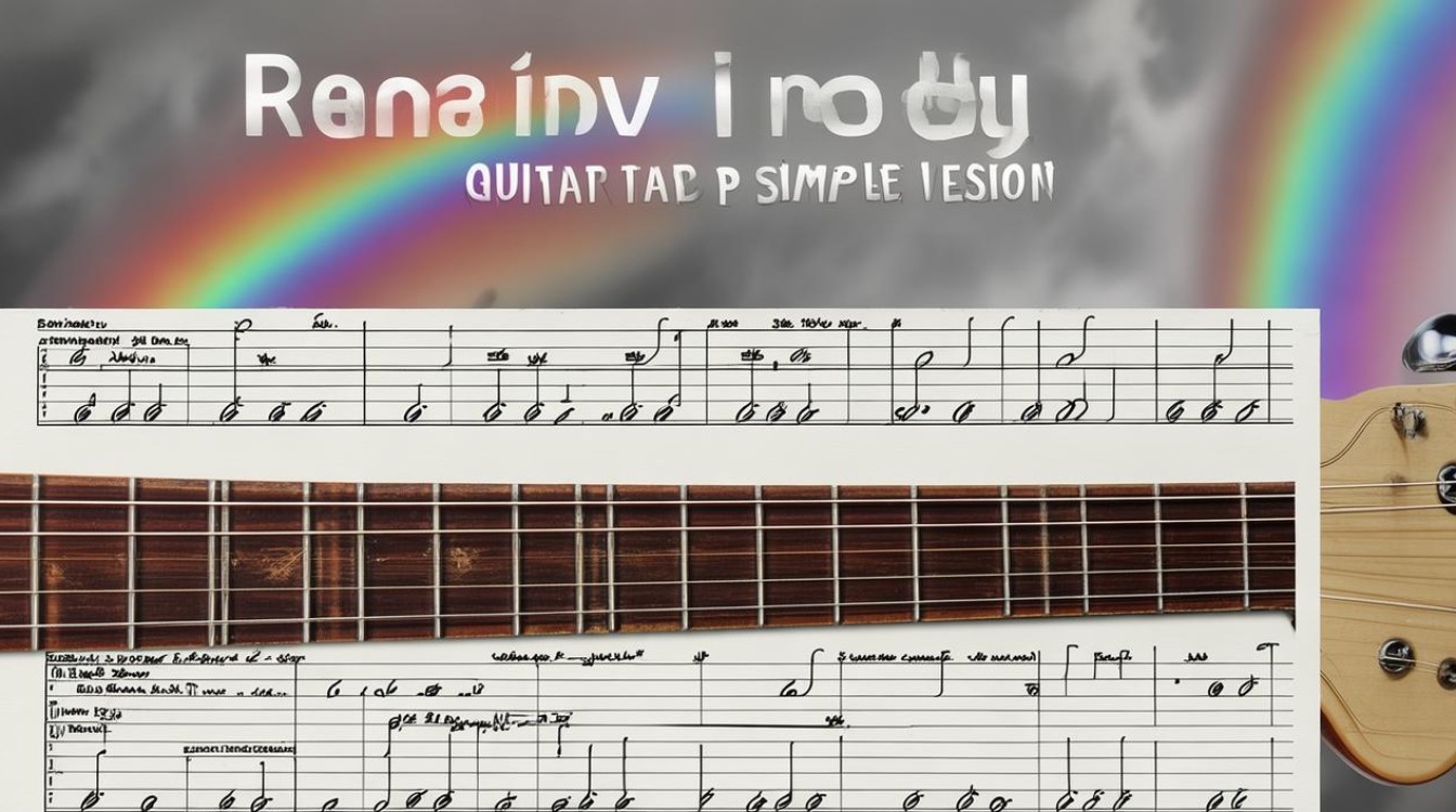 彩虹 周杰倫 吉他譜，彩虹周杰倫吉他譜簡(jiǎn)單版